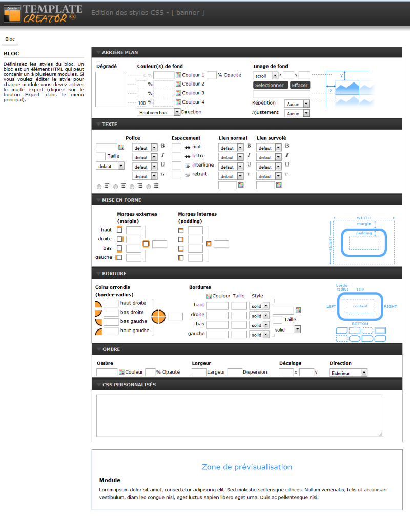 Template Creator Ck - Joomla Extension