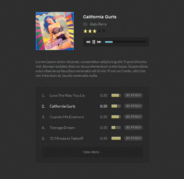 Vina Html5 Audio Player - Joomla Extension