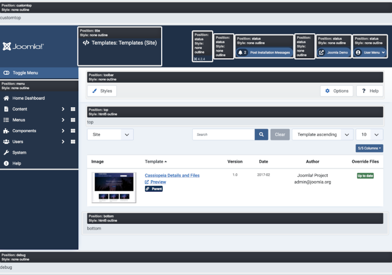 Visual Styles Modules - Joomla Extension