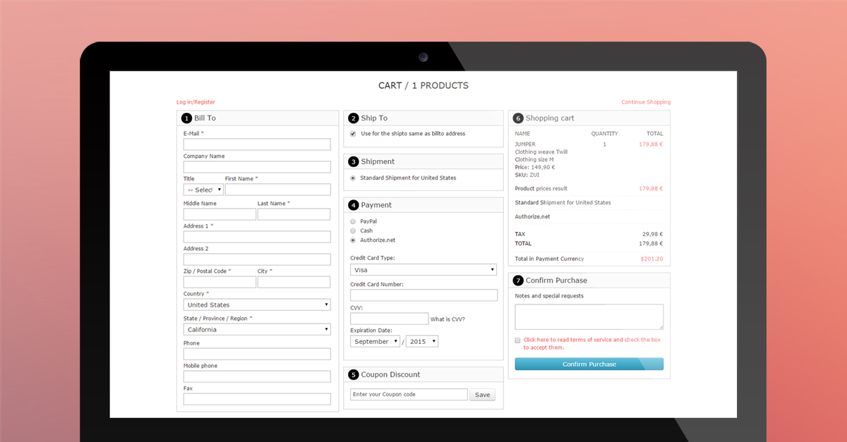 Vp One Page Checkout For Virtuemart - Joomla Extension