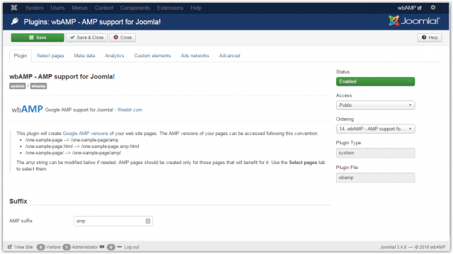 Wbamp - Joomla Extension