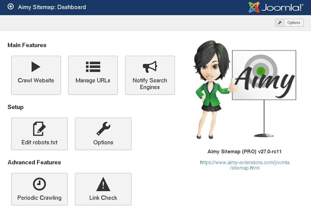 aimy-sitemap-dashboard-joomla-extension