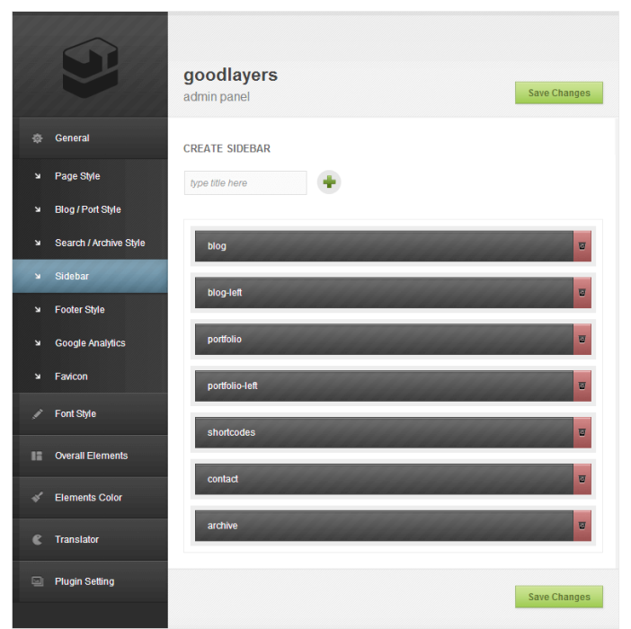 blue diamond responsive corporate wordpress theme backend color settings