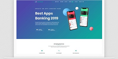 Lttheme Appbank Onepage - Single Page Joomla App Template