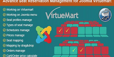 Advance Seat Reservation Management for Joomla - Joomla Extension
