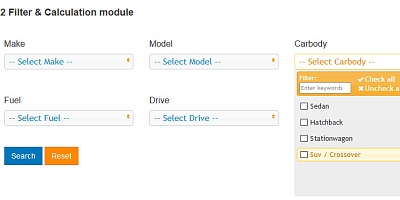 K2 Filter & Calculation module