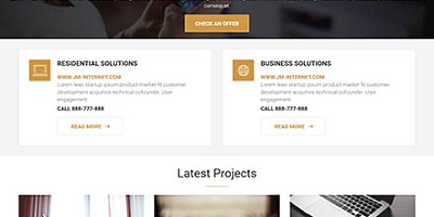 Joomlead Internet - Joomla Template