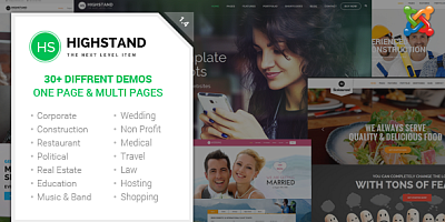 Theme Forest Highstand - Joomla Template