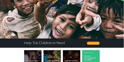 Bigheart - Charity Sticky Menu Light Joomla Template