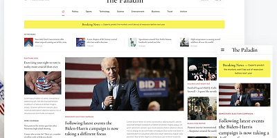 Paladin - A Newspaper Theme Package For Yootheme Pro- Joomla Template