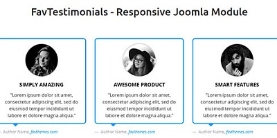 FavTestimonials - Joomla Extension