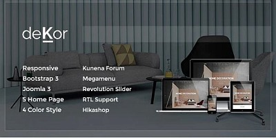 Theme Forest Dekor - Joomla Templates