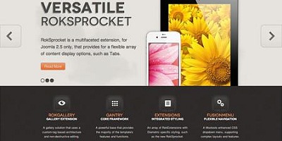 Rockettheme Diametric - Joomla Template