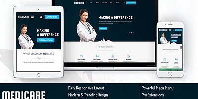 Smartaddons Medicare - Joomla Template