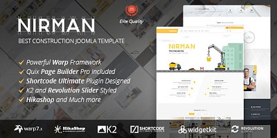 Theme Forest Nirman - Joomla Template