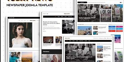 Templaza Today News - Newspaper, Magazine & News Joomla Template