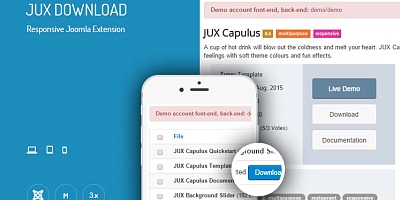 Jux Download Joomla Extension