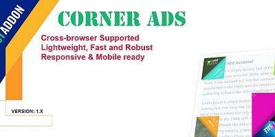 Ba Corner Ads Joomla Extension