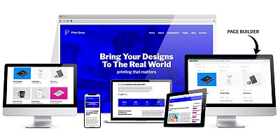 Hot Themes Print Shop - Joomla Templates