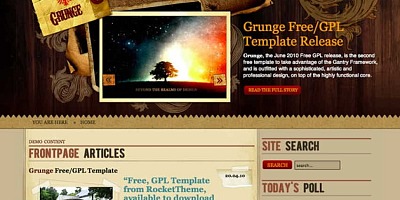 Rockettheme Grunge - Joomla Template