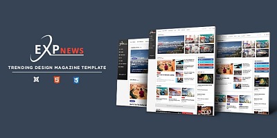 Smartaddons Expnews - Clean & Modern News Portal Joomla Template