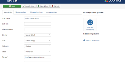 Smarticons Joomla Extension
