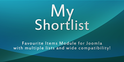 My Shortlist - Joomla Extension