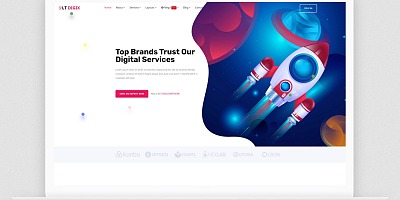 Lttheme Digix Onepage - Single Page Digital Marketing Joomla Templates
