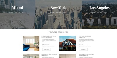 Real Estate - Renting Agency Responsive Joomla Template