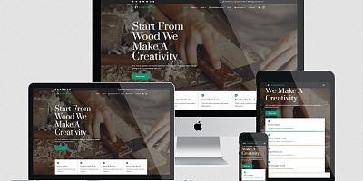 Enginetemplates Carpenter - Craft Wood Shop Joomla Template