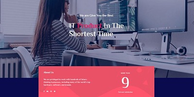 Lttheme Blue Service - Business Service Premium Joomla Template