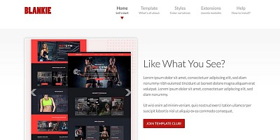 Hot Blankie - Clean Joomla Template