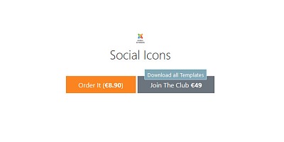 JS Social Icons Pro - Joomla Extension