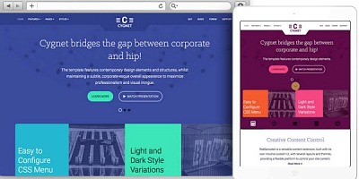 Rockettheme Cygnet - Joomla Template