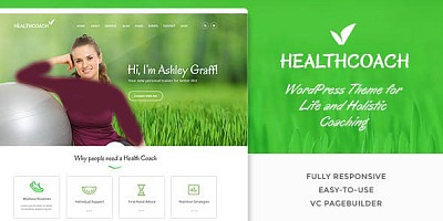 Theme Forest Health Coach - Joomla Template