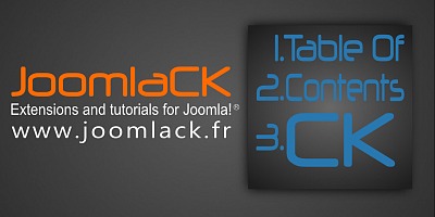 Table of Contents CK Pro - Joomla Extension
