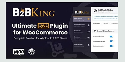 B2BKing - The Ultimate WooCommerce B2B & Wholesale Plugin - WordPress