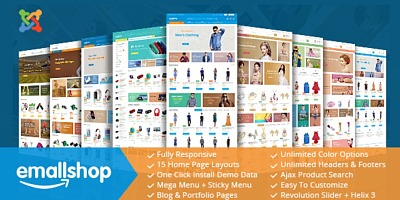 Emallshop - Responsive Multipurpose Virtuemart Theme