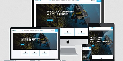 Enginetemplates Dive - Feature-rich Scuba Diving Joomla Template
