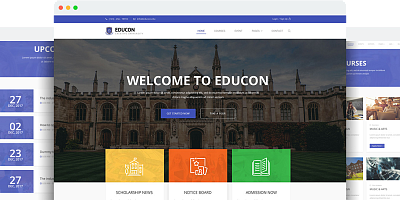 Educon - Modern Joomla Template For University, College, School