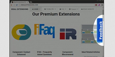 Feedback Site Tab - Joomla Extension