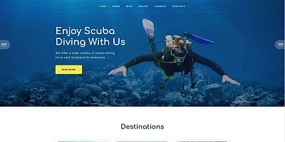 Divng - Diving Responsive Modern Joomla Template