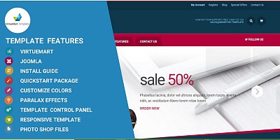 Elegant Store Virtuemart Template For Joomla