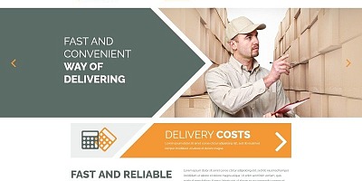 Template Monster Delivery Company - Joomla Templates