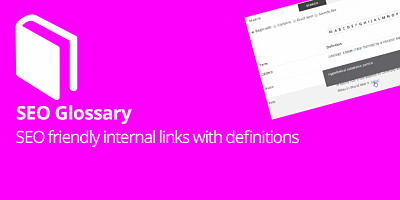 Seo Glossary - Joomla Extension