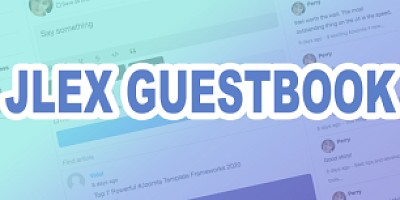 Jlex Guestbook Joomla Extension