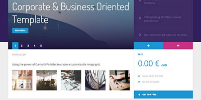 Rockettheme Photon - Joomla Template