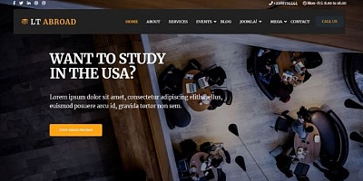 Lttheme Abroad - Joomla Template