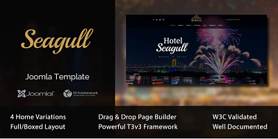 Theme Forest Seagull - Joomla Templates