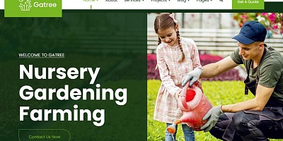 Gatree - Gardening And Landscaping Joomla Template